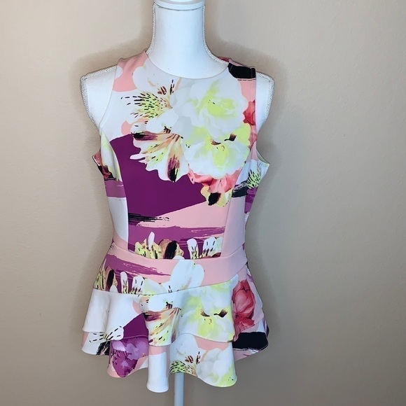 Worthington peplum tank top - Picture 1 of 5